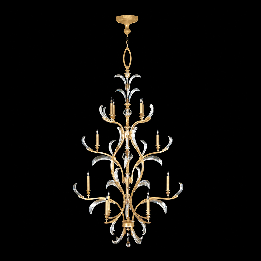 Beveled Arcs 48&#34;W Round Chandelier