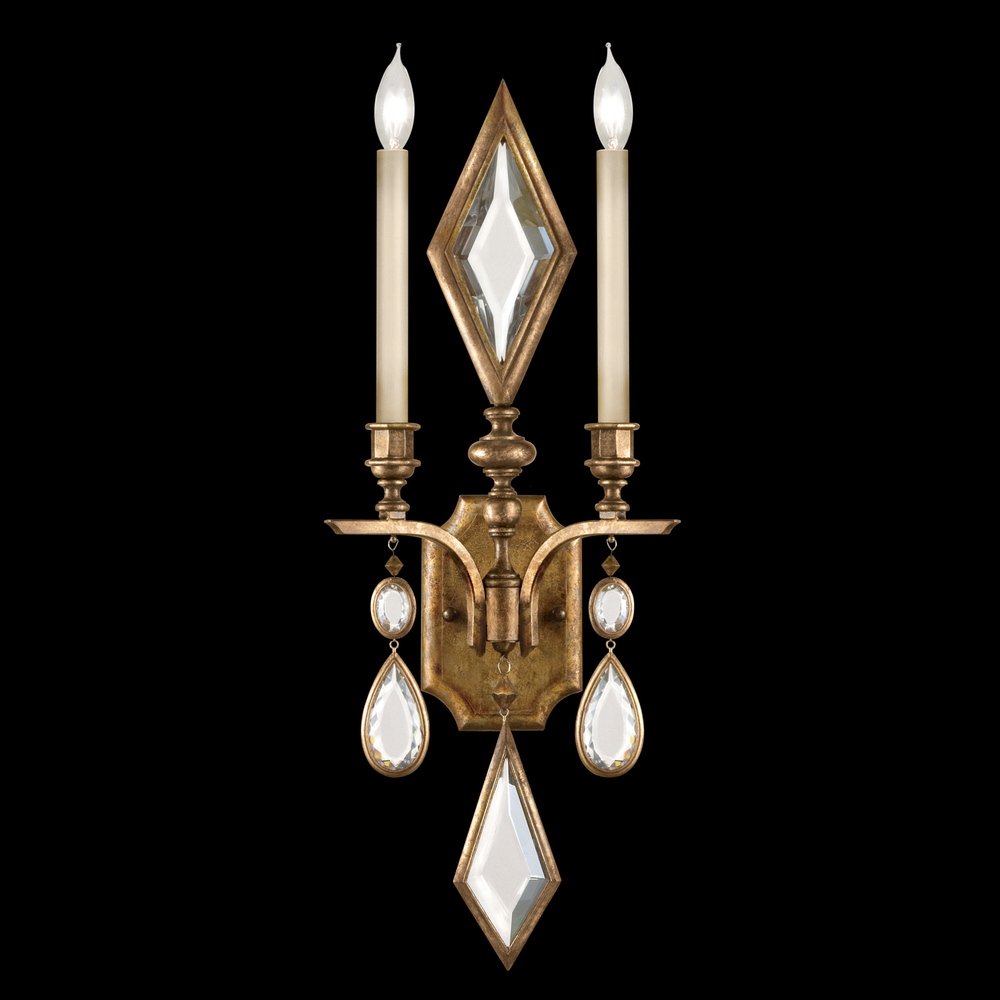 Encased Gems 29&#34;H Sconce