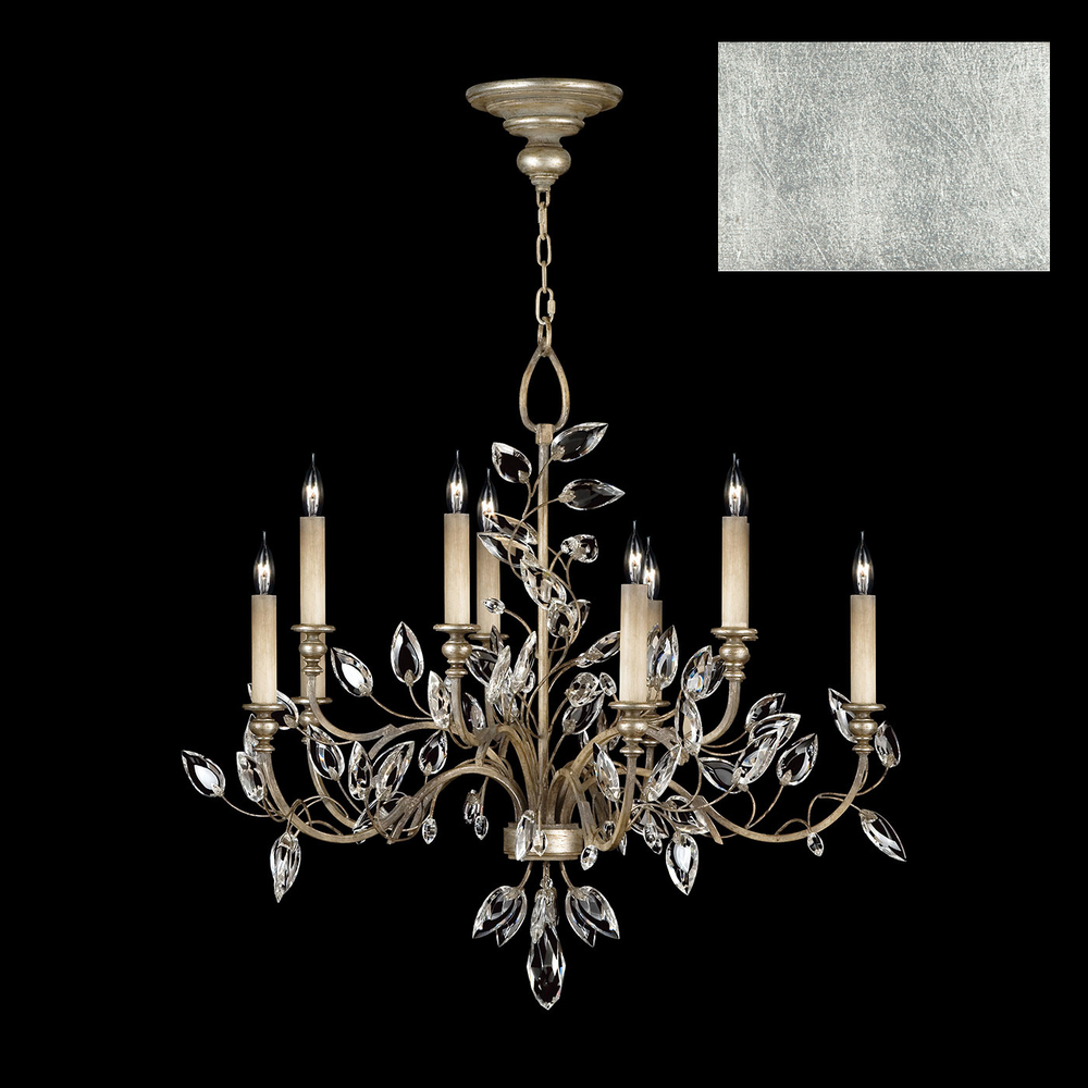 Crystal Laurel 43&#34;W Round Chandelier