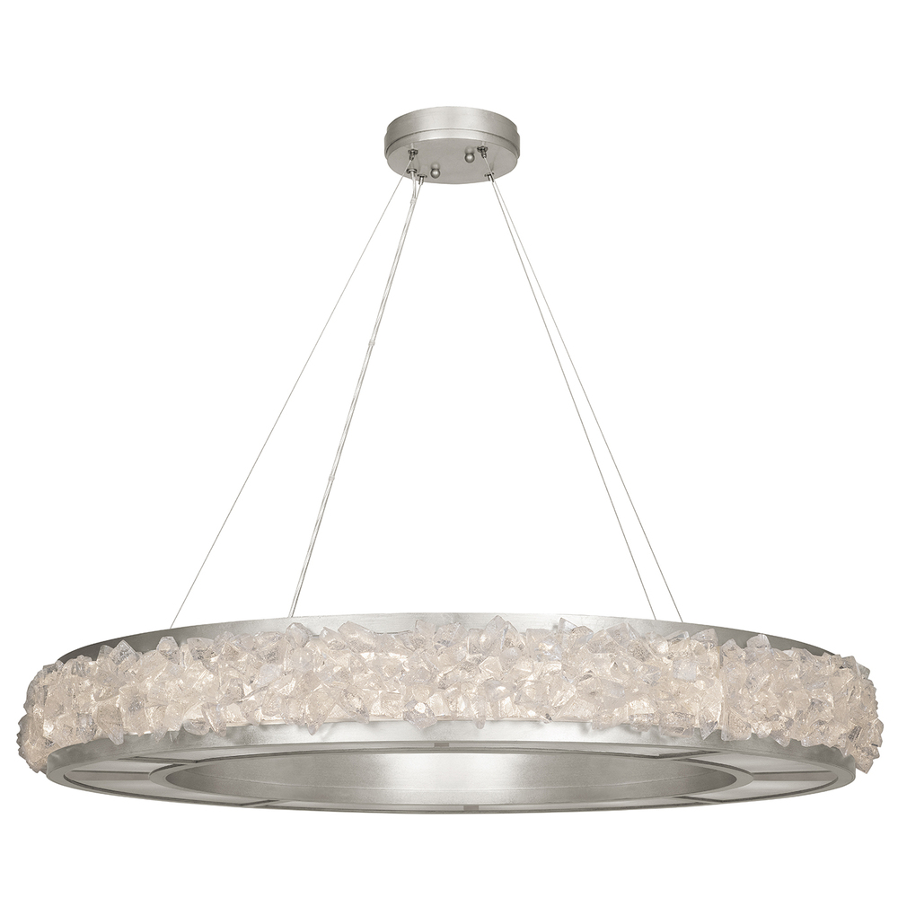 Arctic Halo 38&#34;W Round Pendant