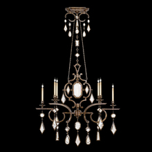 Fine Art Handcrafted Lighting 708940-3ST - Encased Gems 50"W Oblong Chandelier