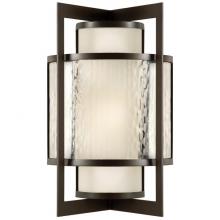 Fine Art Handcrafted Lighting 818181ST - Singapore Moderne Outdoor 19"H Outdoor Wall Sconce